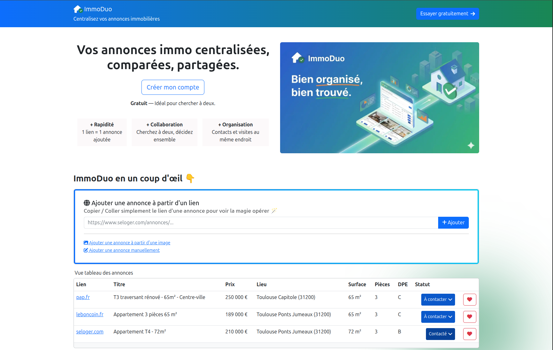 ImmoDuo — screenshot 1